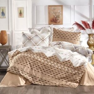 ΣΕΝΤΟΝΙΑ ΕΜΠΡΙΜΕ ΣΕΤ 3 τεμ Καλυψώ 430 160Χ240 Beige Cott/Pol 70/30-33312223017