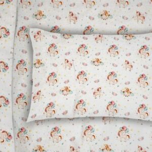 ΜΑΞΙΛΑΡΟΘΗΚΗ ΕΜΠΡΙΜΕ bebe Unicorn 209 35X45 White-Salmon Cotton 100%-31111646027