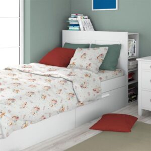 ΣΕΝΤΟΝΙΑ ΕΜΠΡΙΜΕ ΣΕΤ 2 τεμ kids Unicorn 209 160X240 White-Salmon Cotton 100%-32112123027