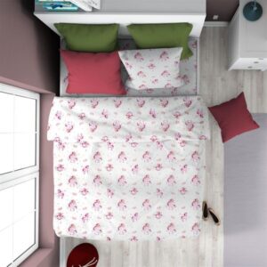 ΠΑΠΛΩΜΑΤΟΘΗΚΗ ΕΜΠΡΙΜΕ kids Unicorn 208 160X240 White-Pink Cotton 100%-32110823026