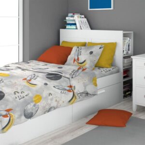 ΣΕΝΤΟΝΙΑ ΕΜΠΡΙΜΕ ΣΕΤ 3 τεμ kids Spaceship 187 160X240 Grey Cotton 100%-32112223029