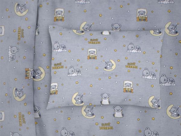 ΜΑΞΙΛΑΡΟΘΗΚΗ ΕΜΠΡΙΜΕ kids Sweet Dreams 552 50X70 Grey 100% Cotton-32111647034