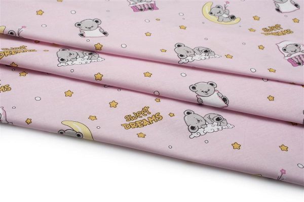 ΠΑΝΑ ΧΑΣΕ bebe Sweet Dreams 550 80X80 Pink 100% Cotton-31111328032