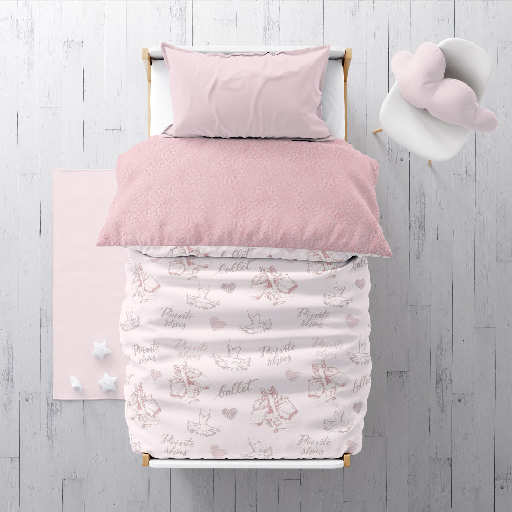 Κουβερτοπάπλωμα Πουέντ Μονό Ροζ ΜΟΝΟ 160 x 220 cm