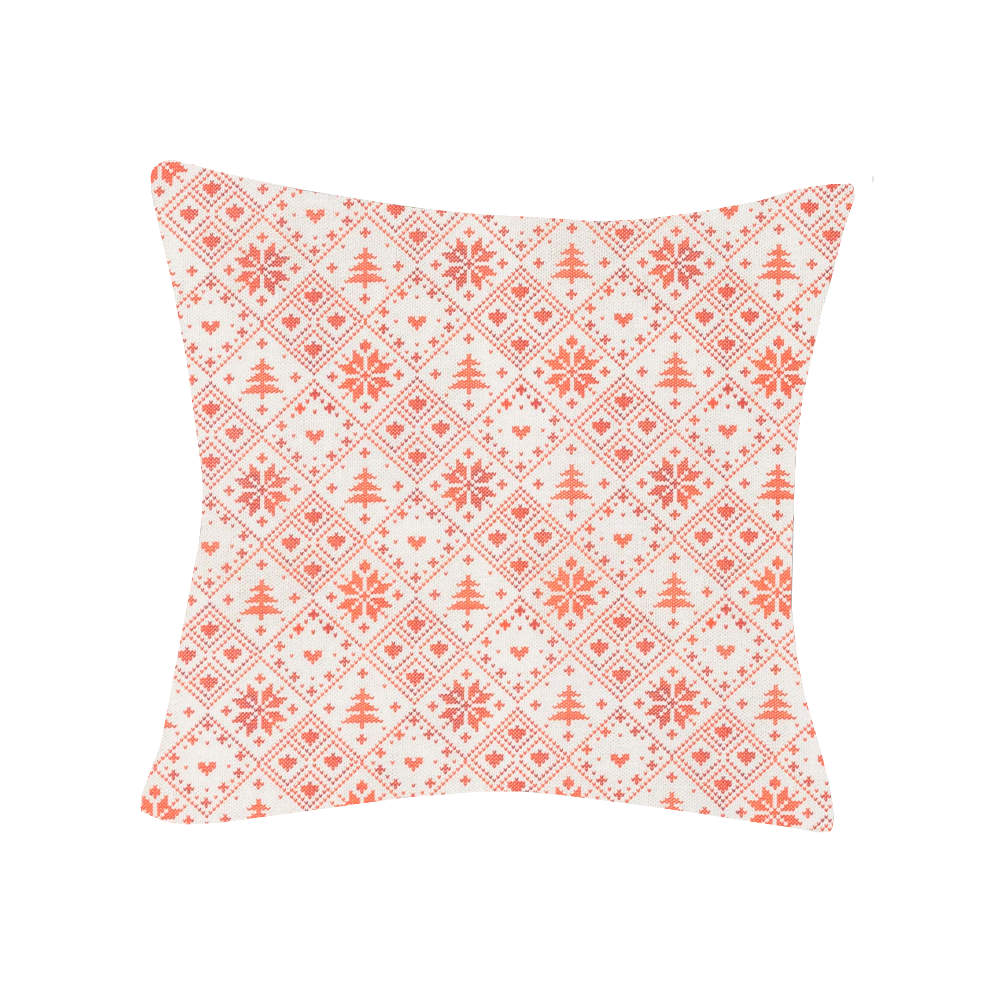 Μαξιλάρι Διακοσμητικό Χριστουγεννιάτικο Feliz Μπεζ 45 X 45 45 x 45 cm