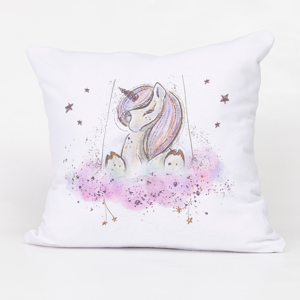 Μαξιλάρι Διακοσμητικό Printed Cloud Λευκό 45 X 45 45 x 45 cm