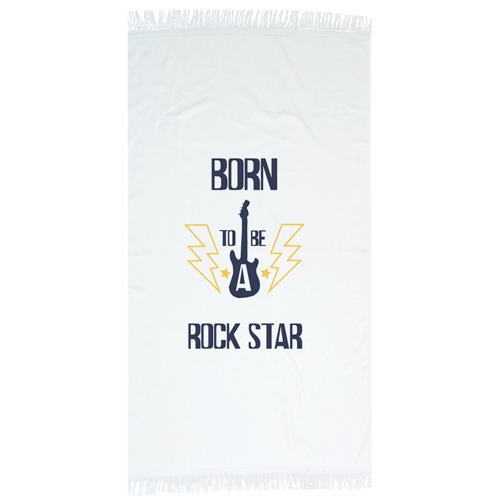 Πετσέτα Παρεό Rock Star Εκρού 90 X 160 90 x 160 cm