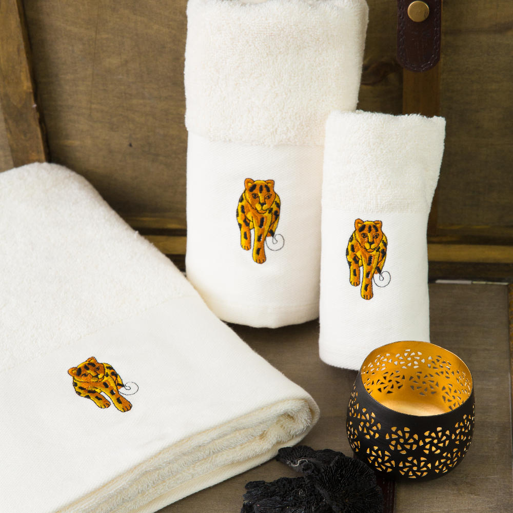 Πετσέτες Σετ 2ΤΜΧ 53109 Λευκό Σ2ΤΜΧ 50 x 90 / 30 x 50 cm