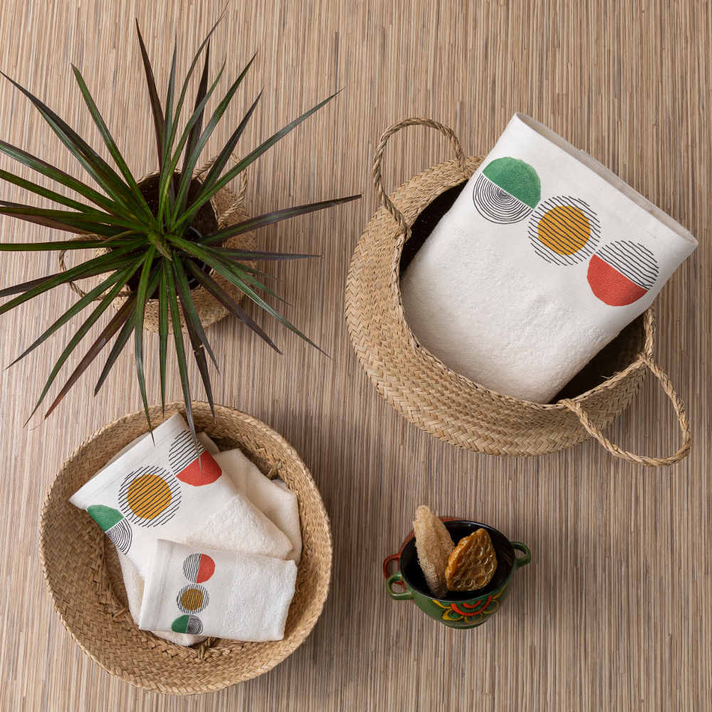 Πετσέτες Σετ 3ΤΜΧ Three Skies Λευκό Σ3ΤΜΧ 70 x 140 / 50 x 90 / 30 x 50 cm