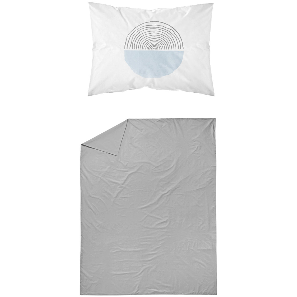 Σεντόνι Σετ 2ΤΜΧ Three Skies Σιέλ Μονό Σιέλ ΜΟΝΟ 160 x 240 cm + 50 x 70 cm