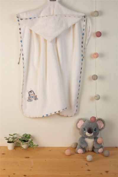 ΚΑΠΑ Με Κέντημα bebe Airplane 157 75X85 Λευκό 100% Cotton-31141429016