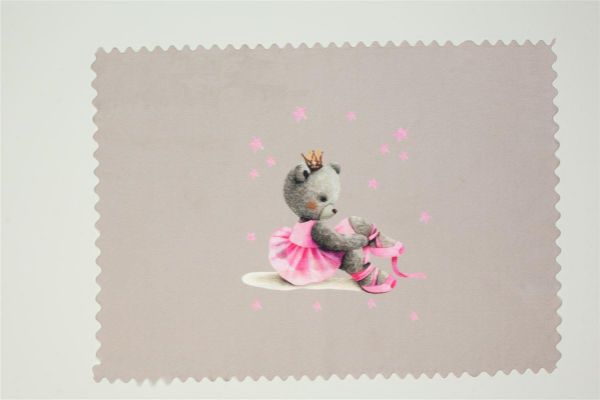 Σουπλά Φαγητού bebe Ballerina 105 35 X 50 Γκρι Υφασμάτινο-31463767006