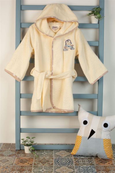 ΜΠΟΥΡΝΟΥΖΙ Με Κέντημα bebe Airplane 158 SIZE:02 Εκρού 100% Cotton-31141530015