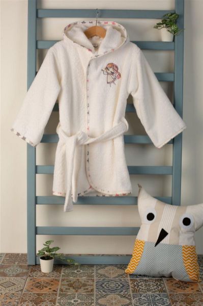 ΜΠΟΥΡΝΟΥΖΙ Με Κέντημα bebe Little Angel 142 SIZE:04 Λευκό 100% Cotton-31141531005