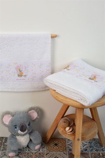 ΠΕΤΣΕΤΑ Με Ψηφιακή Εκτύπωση Σετ 2 τεμ bebe Balloon 66 30X50,70X140 Λευκό 100% Cotton-31160926020