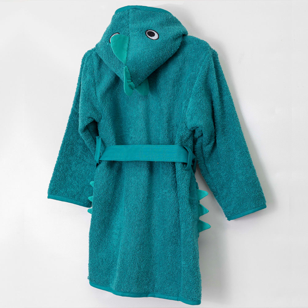 Μπουρνούζι Βρεφικό Δεινόσαυρος 3D Πετρόλ BEBE (1-2)