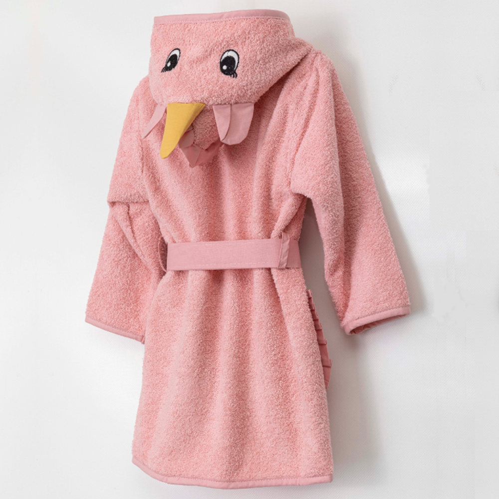 Μπουρνούζι Βρεφικό Μονόκερος 3D Ροζέ BEBE (3-4)