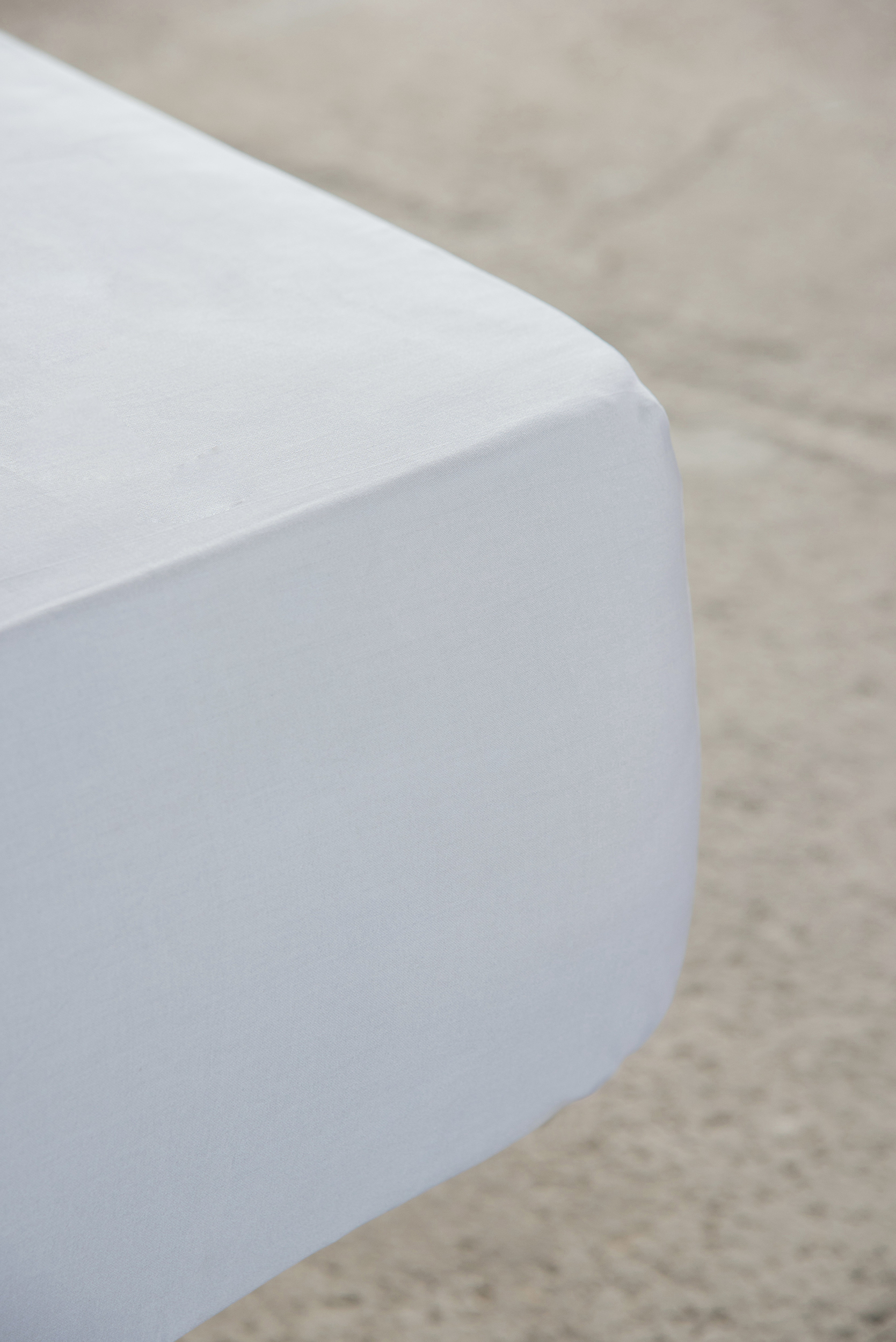 Σεντόνι Μονό με Λάστιχο Unicolors - White - Nima Home - 5206400328620