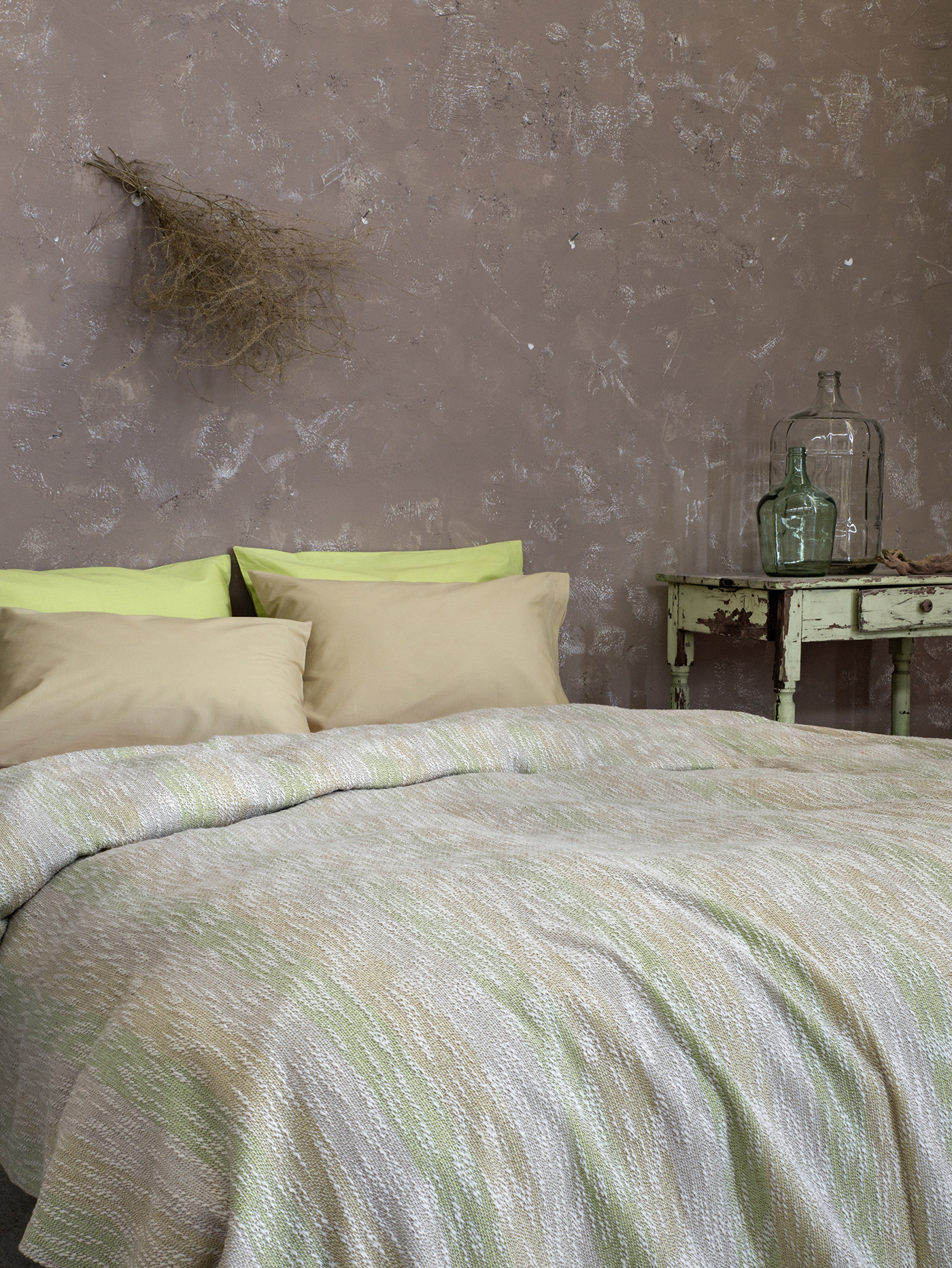 Κουβέρτα 230x250 - Calida Olive - Nima Home - 5206482045125