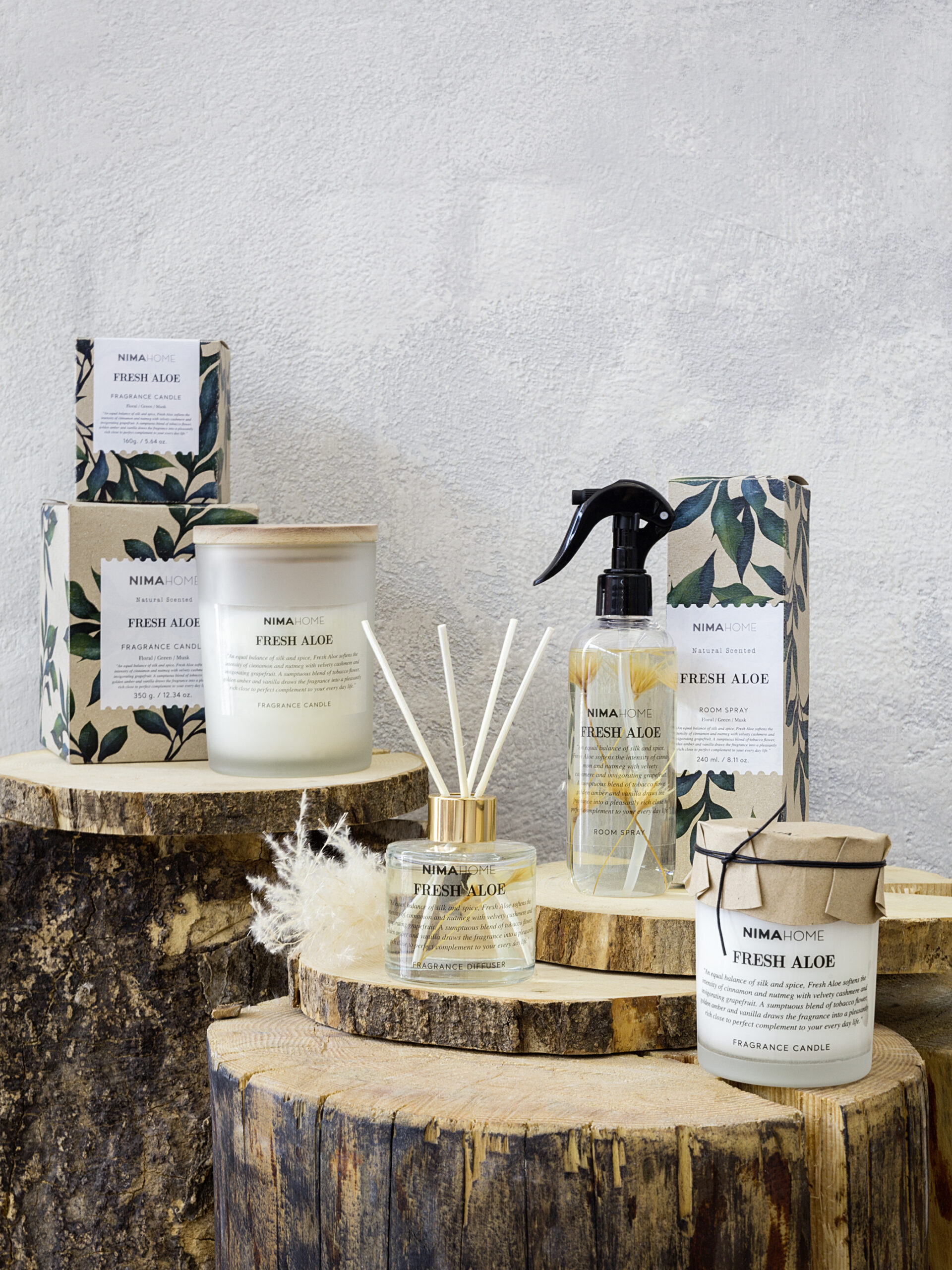 Αρωματικό Κερί 160gr - Fresh Aloe - NIMA Home - 5206482050716
