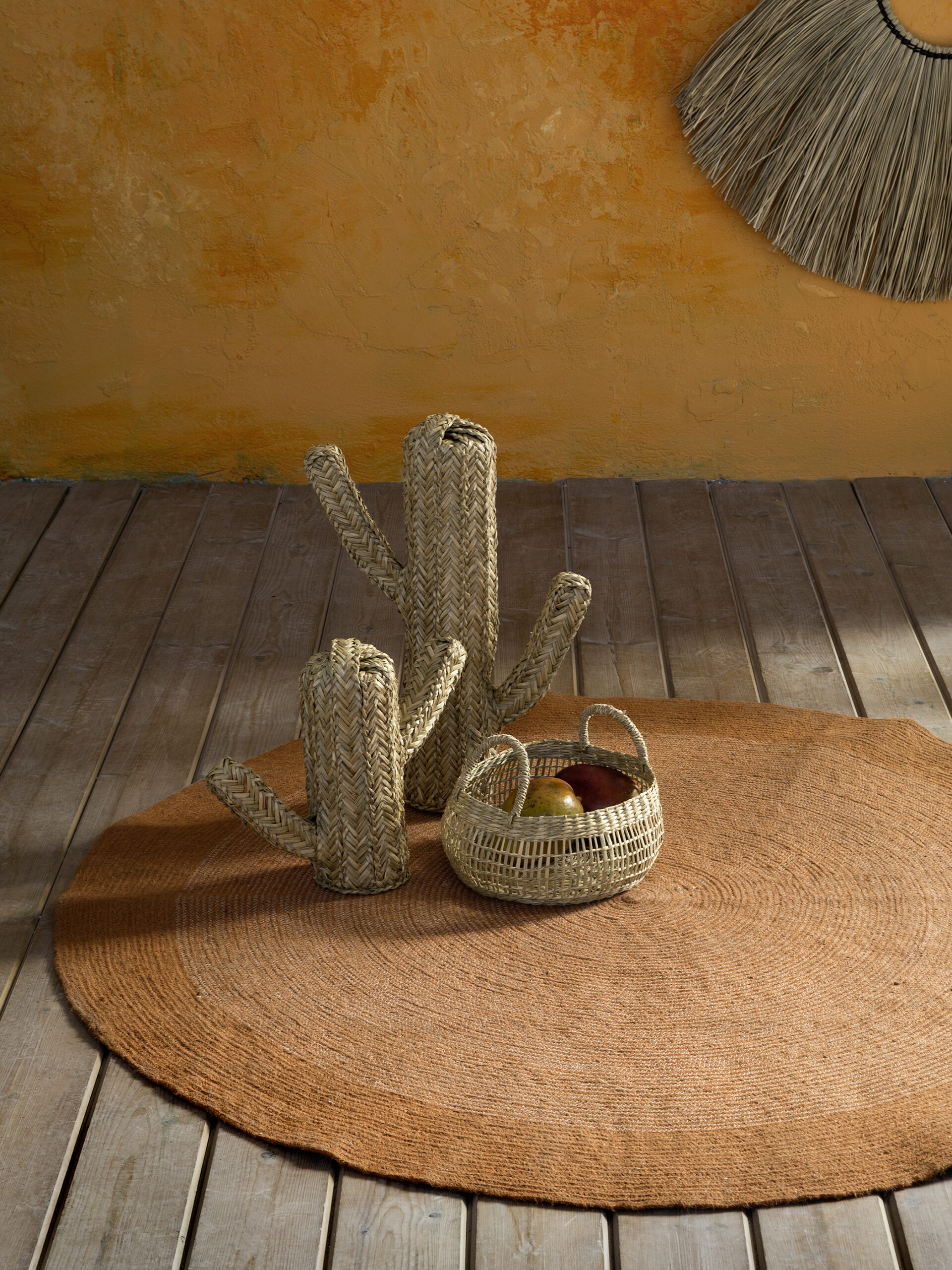 Στρογγυλό Χαλί Δ120 - Bergren Deep Orange - NIMA Home - 5206482067189