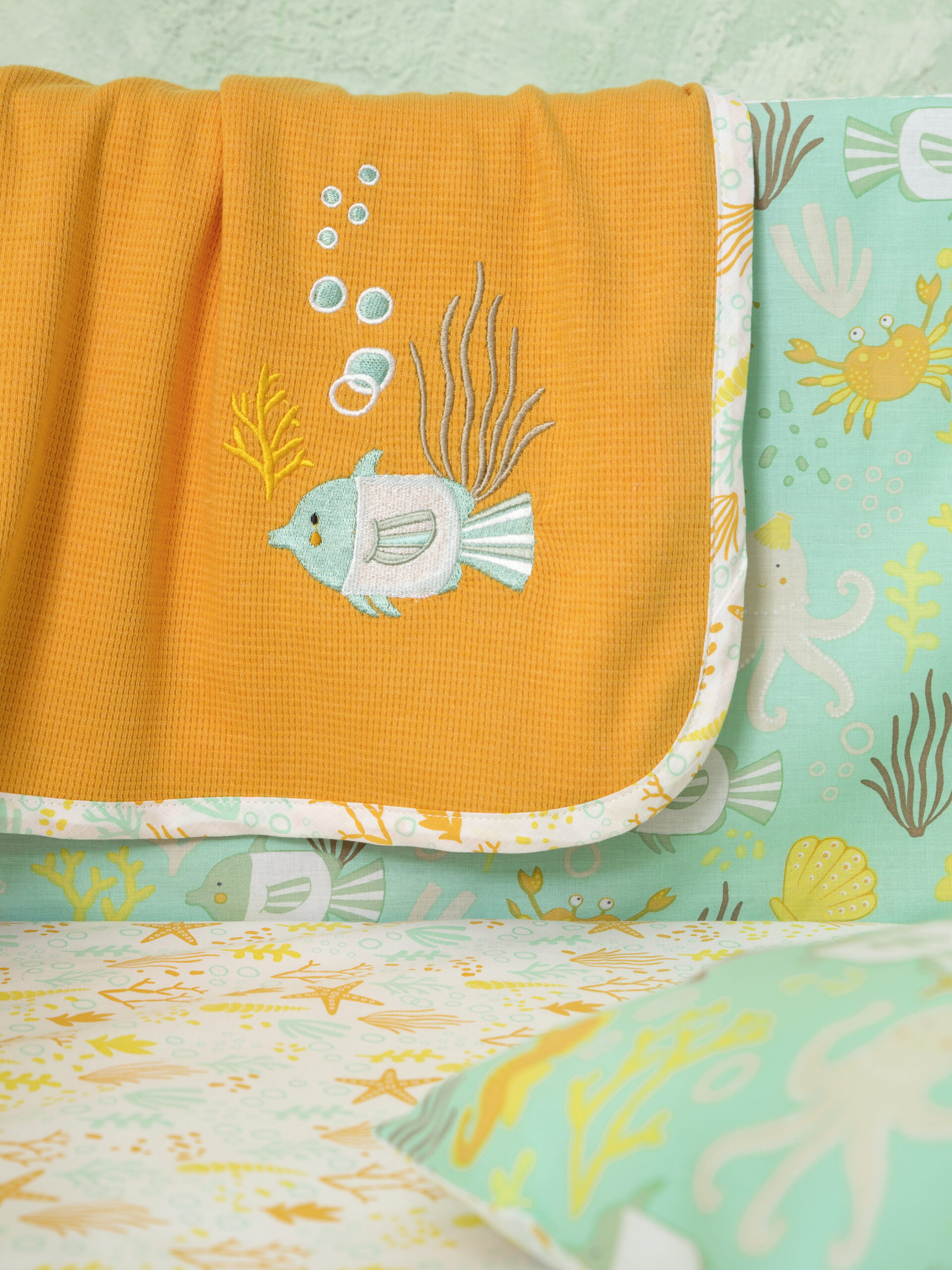 Κουβέρτα Πικέ 110x140 - Oceanis - NIMA Bebe - 5206482067691