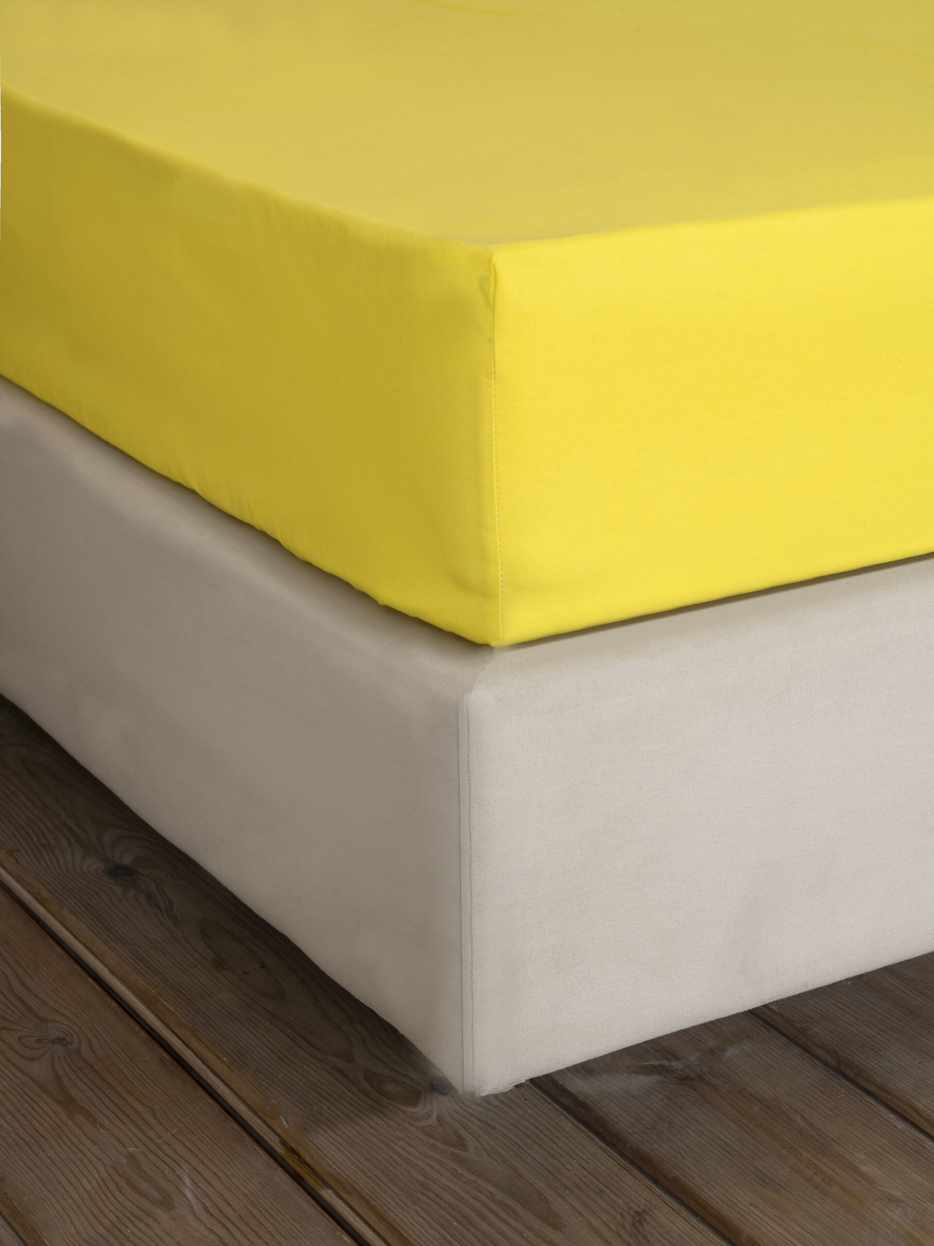 Σεντόνι Γίγας με Λάστιχο Unicolors - Yellow - Nima Home - 5206482070813