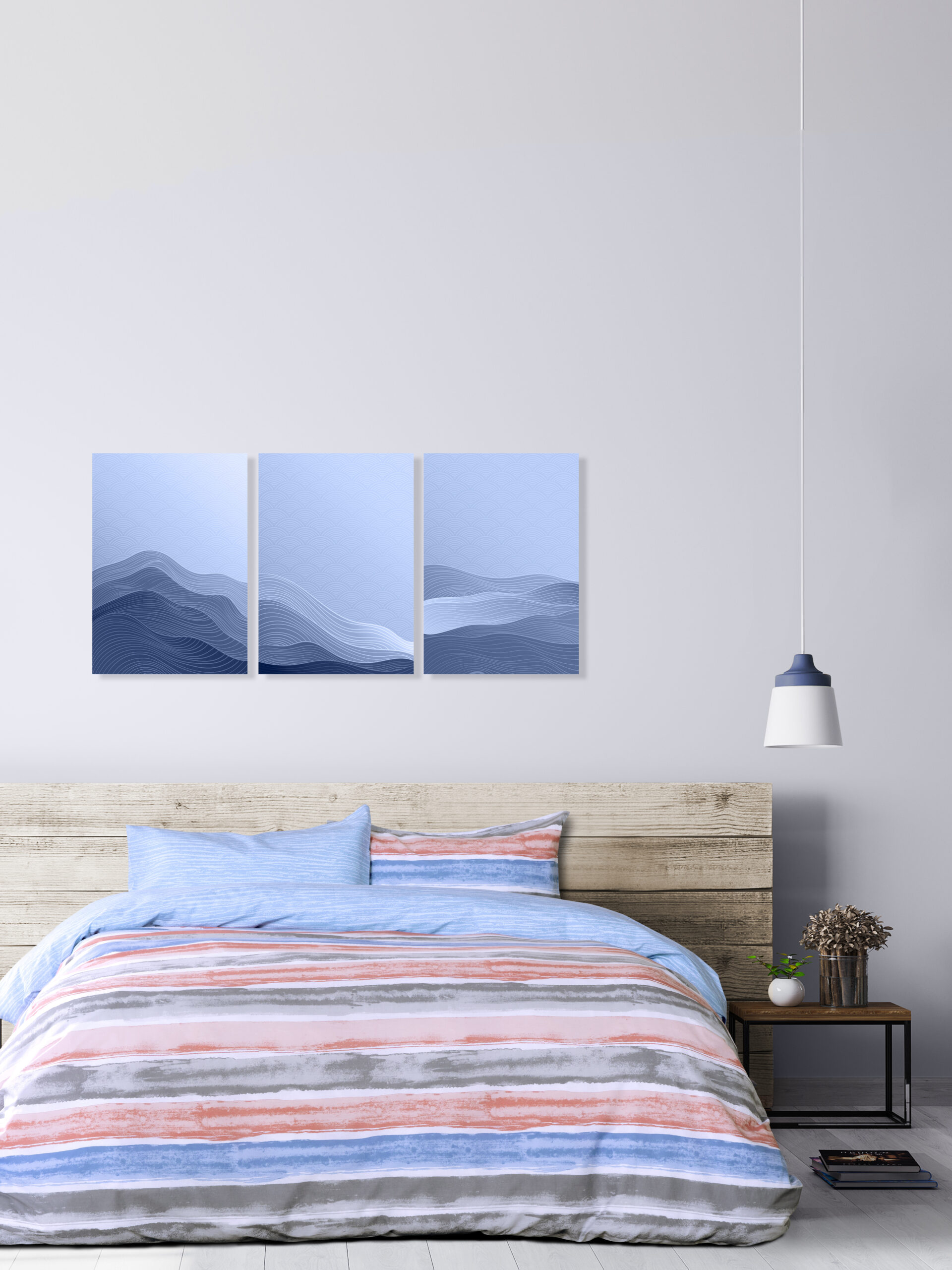 Κουβερλί Υπέρδιπλο - Riva Blue - Kocoon Home - 5206482074248