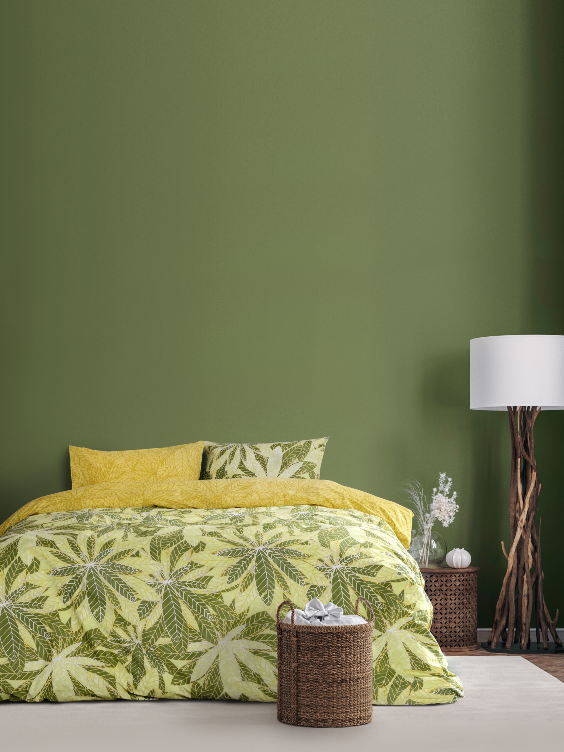 Κουβερλί Υπέρδιπλο - Raellia Green - Kocoon Home - 5206482074668