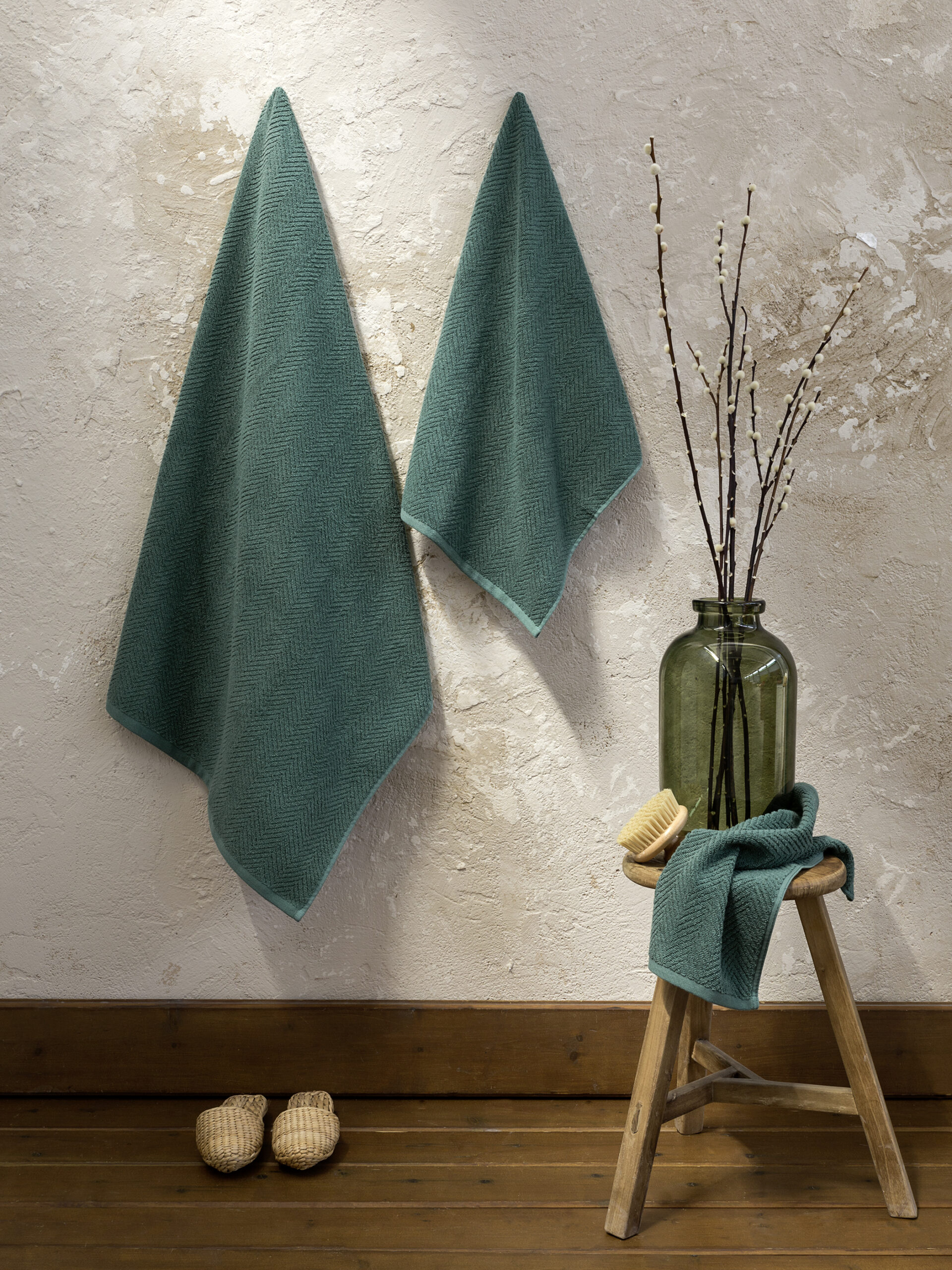 Πετσέτα 80x150 Bold - Dark Green - Nima Home - 5206482079519