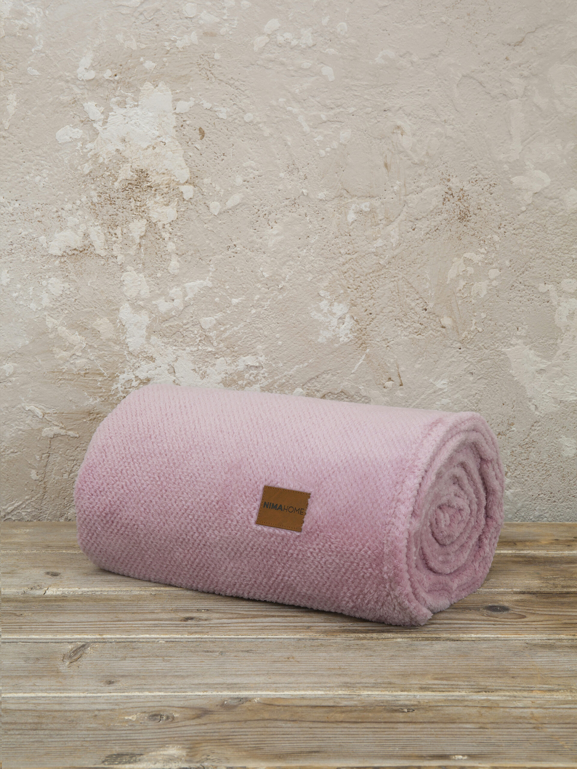 Κουβέρτα καναπέ Jacquard 130x170 - Mellow Pink - Nima Home - 5206482080133