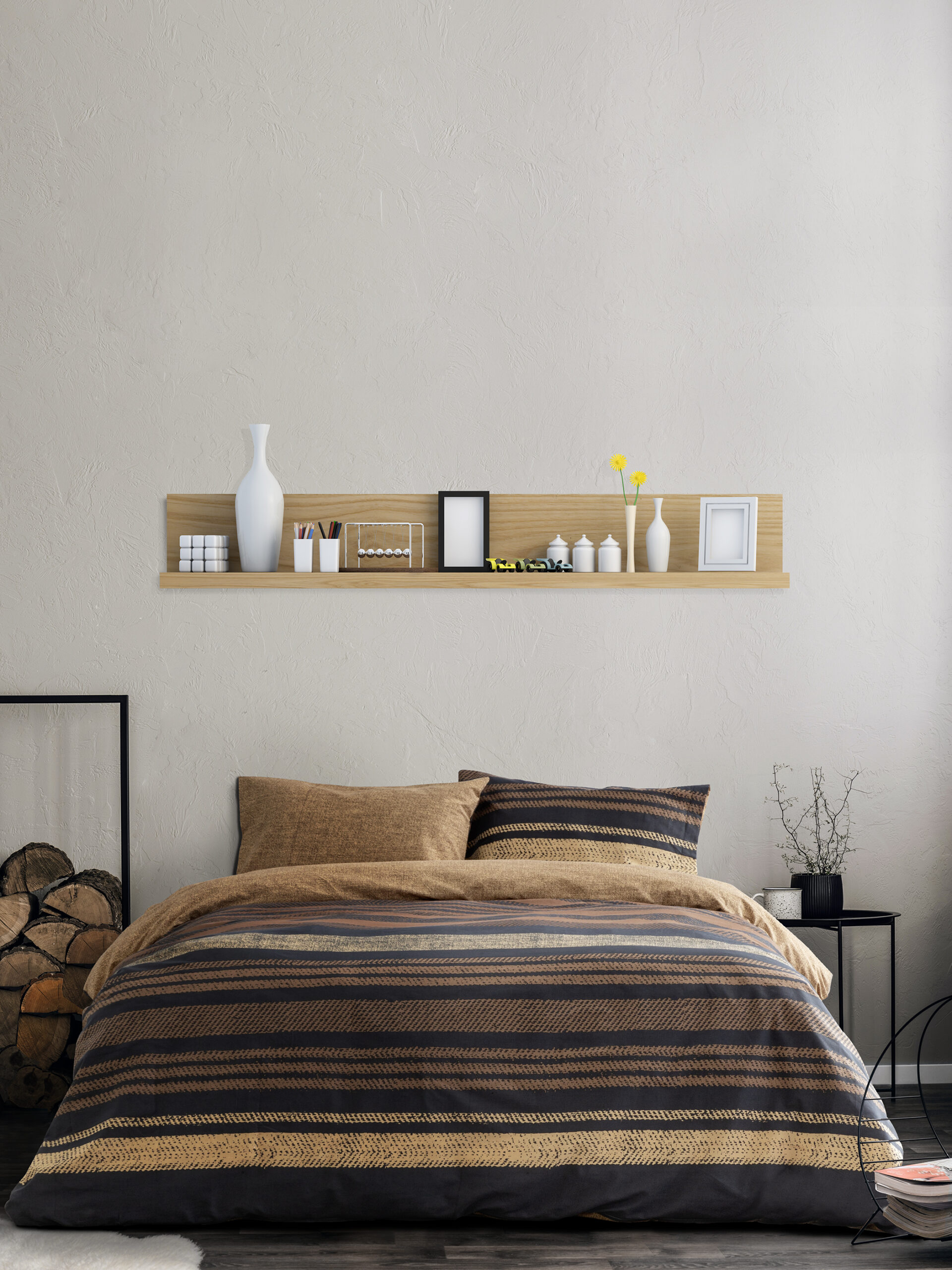 Σετ Σεντόνια Μονά - Tena Brown - Kocoon Home - 5206482081734