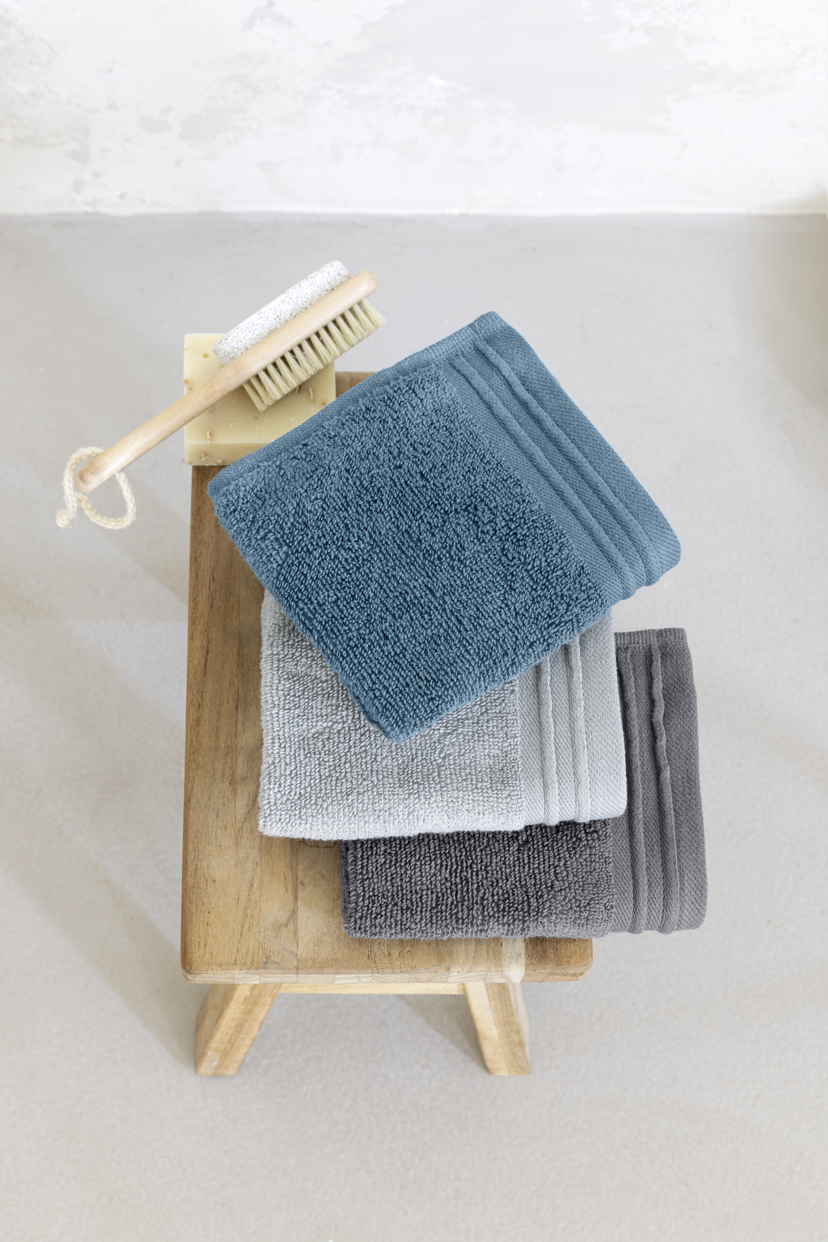 Σετ Πετσέτες (3 x 30x30) Breezy Dark - Nima Home - 5206482110540