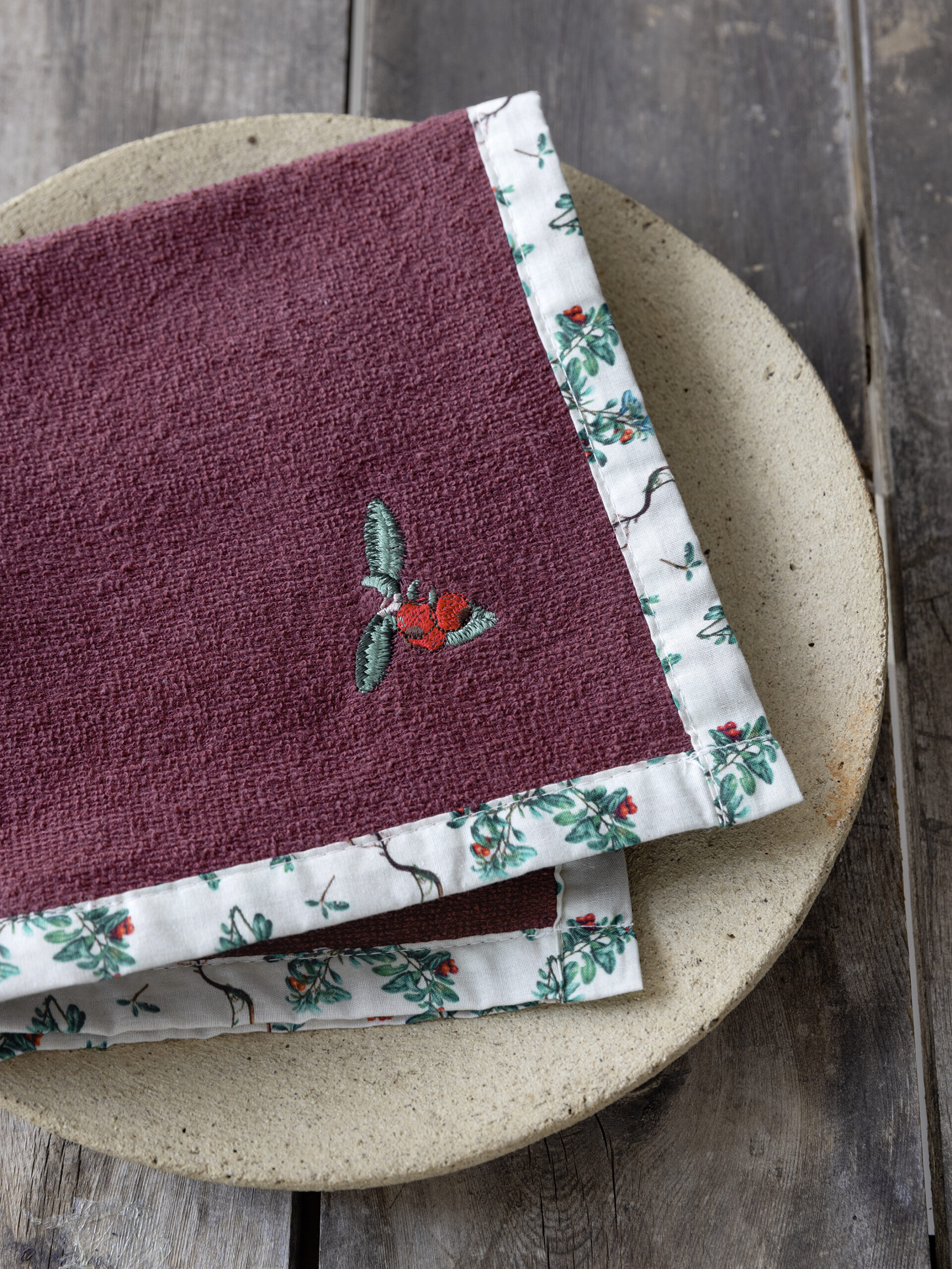 Πετσέτα Κουζίνας 40x40 - Cranberry Love - Nima Home - 5206482113404