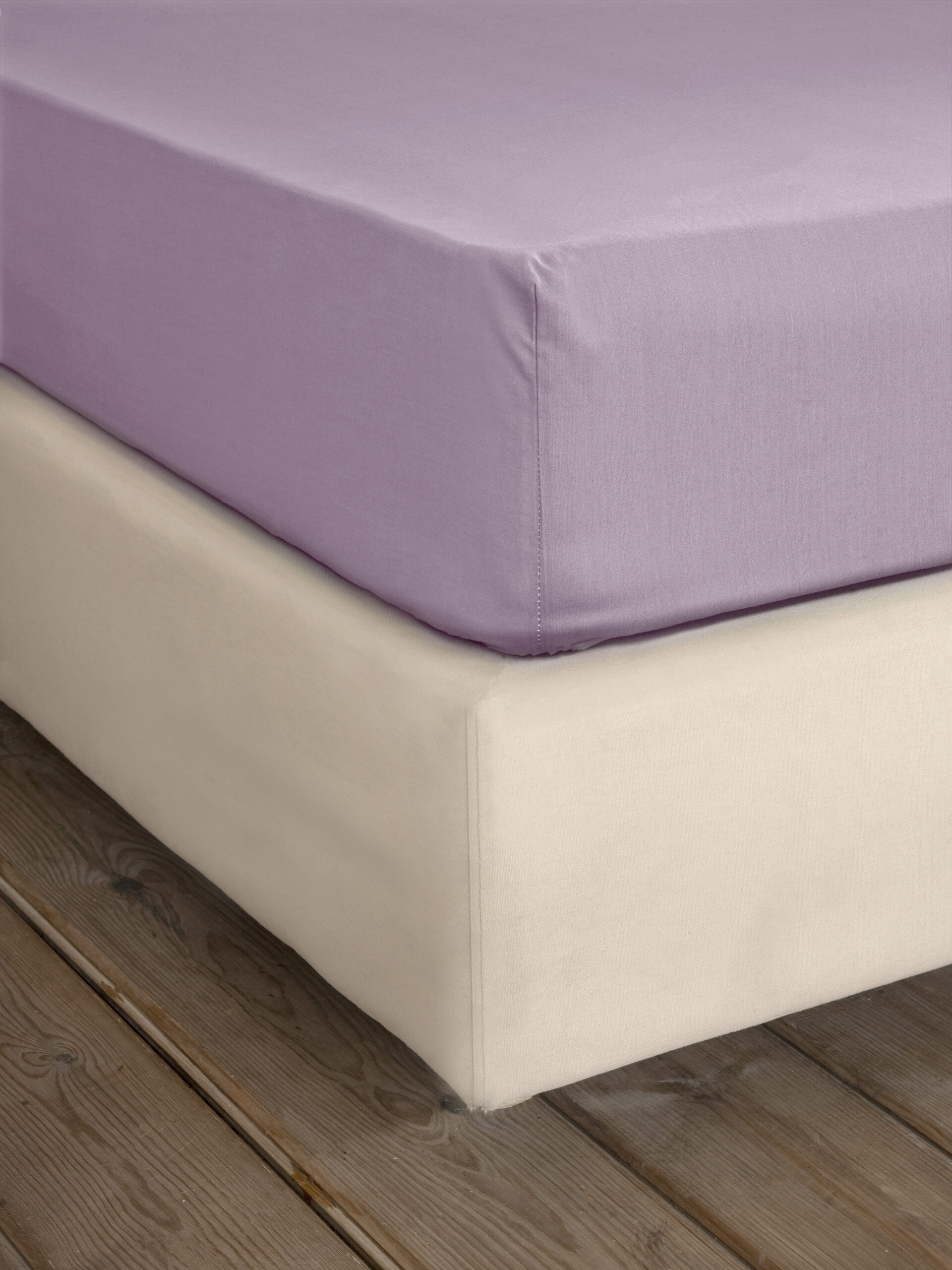 Σεντόνι Ημίδιπλο με Λάστιχο Unicolors - Pale Mauve - Nima Home - 5206482118638