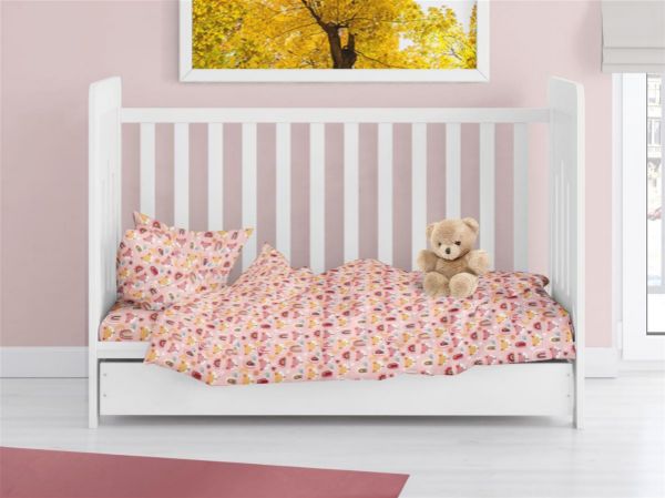 ΠΑΠΛΩΜΑ ΕΜΠΡΙΜΕ bebe Fox 52 120X160 Coral 100% Cotton Flannel-31211121008