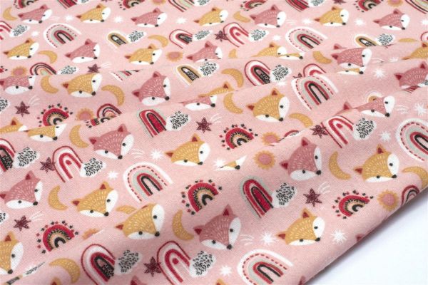 ΣΕΝΤΟΝΑΚΙ ΛΙΚΝΟΥ bebe Fox 52 80X110 Coral 100% Cotton Flannel-31212020008