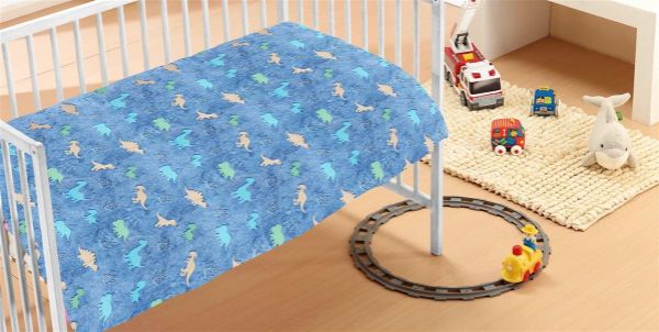 Κουβέρτα Fleece φωσφορίζουσα Dinosaur 70X110 100% Polyester-31413909002