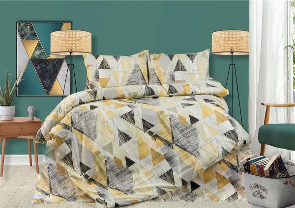 ΠΑΠΛΩΜΑΤΟΘΗΚΗ ΕΜΠΡΙΜΕ Geometrical 333 160X240 Beige 100% Cotton Flannel-33210823005