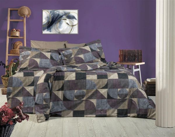 ΣΕΝΤΟΝΙΑ ΕΜΠΡΙΜΕ ΣΕΤ 4 τεμ Δήμητρα 337 220X240 Multi-Colour 100% Cotton Flannel-33212324007