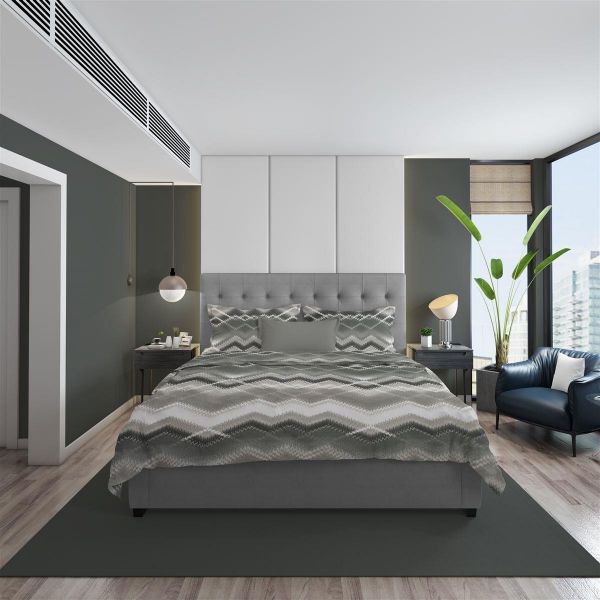 ΠΑΠΛΩΜΑΤΟΘΗΚΗ ΕΜΠΡΙΜΕ Ίρις 338 160X240 Grey 100% Cotton Flannel-33210823008