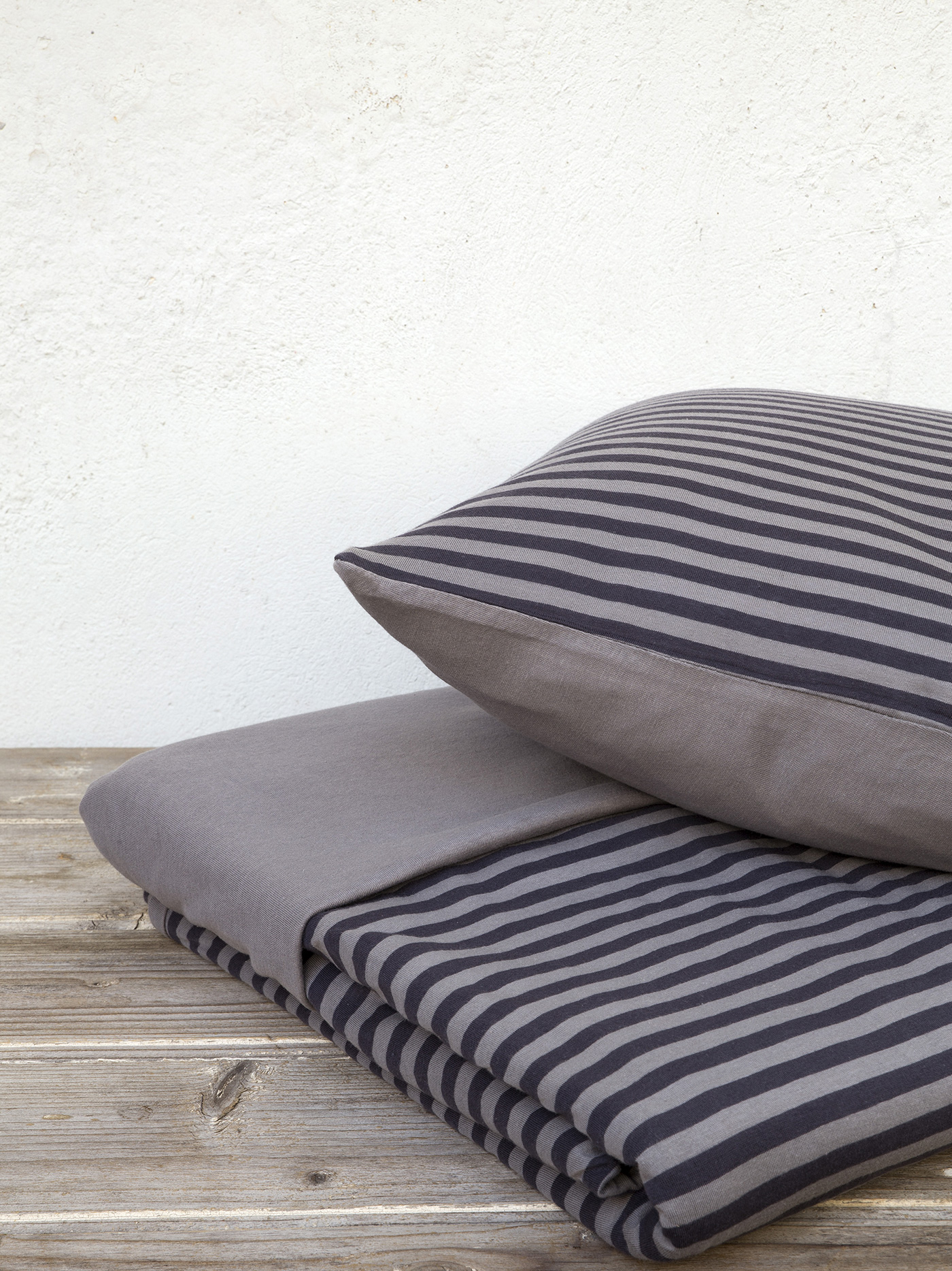 Σετ Παπλωματοθήκη Μονή - Suave Dark Gray - Nima Home - 5206482039971