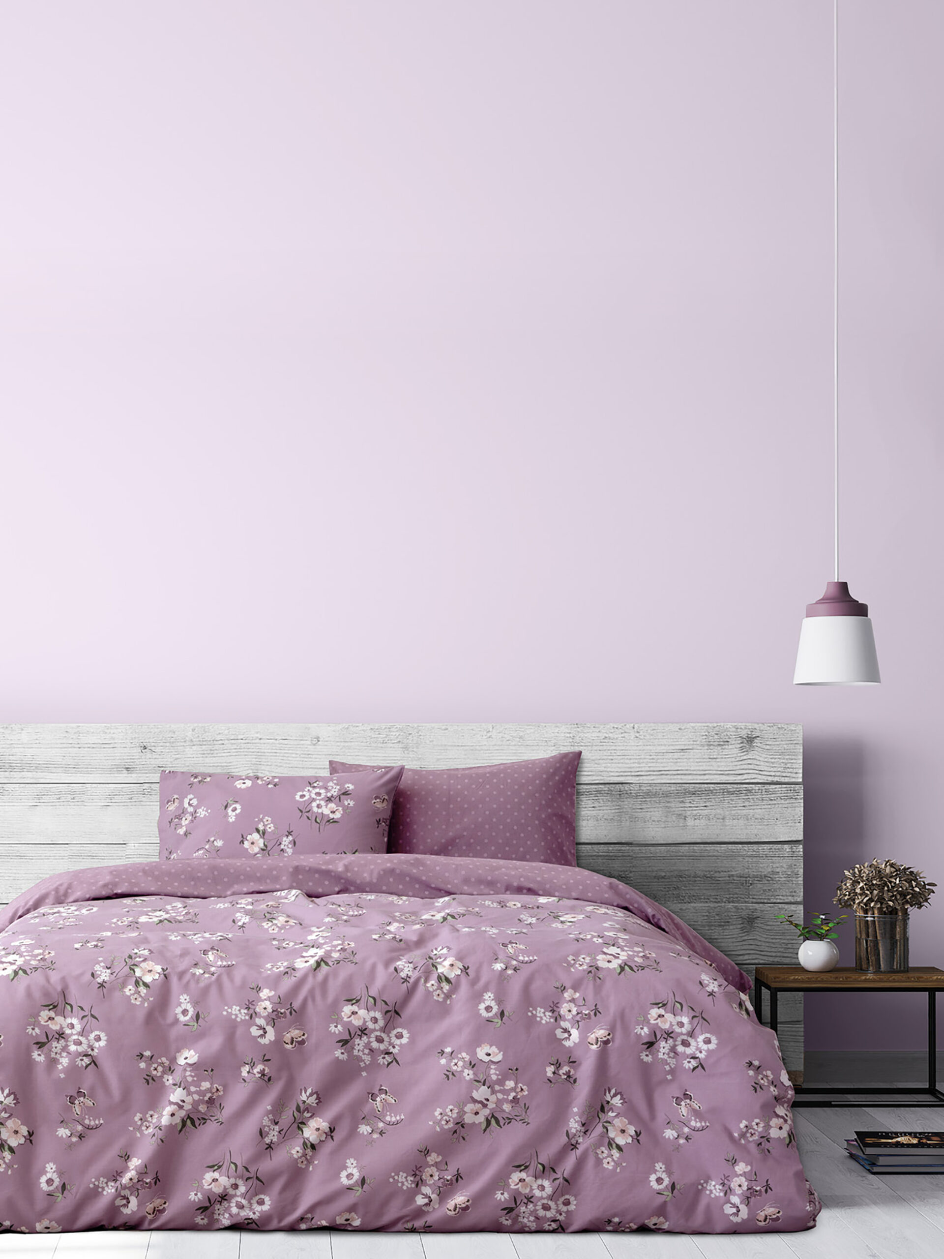 Σετ Παπλωματοθήκη Μονή - Romance Pink - Kocoon Home - 5206482062061