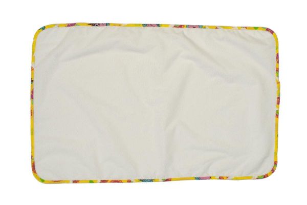 Σελτεδάκι Αδιάβροχο bebe 143 50X80 Λευκό/Κίτρινο Cotton 100%-31120404007