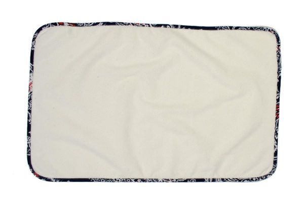 Σελτεδάκι Αδιάβροχο bebe 154 Λαχούρ 67X90 Λευκό/Navy Blue Cotton 100%-31120405005