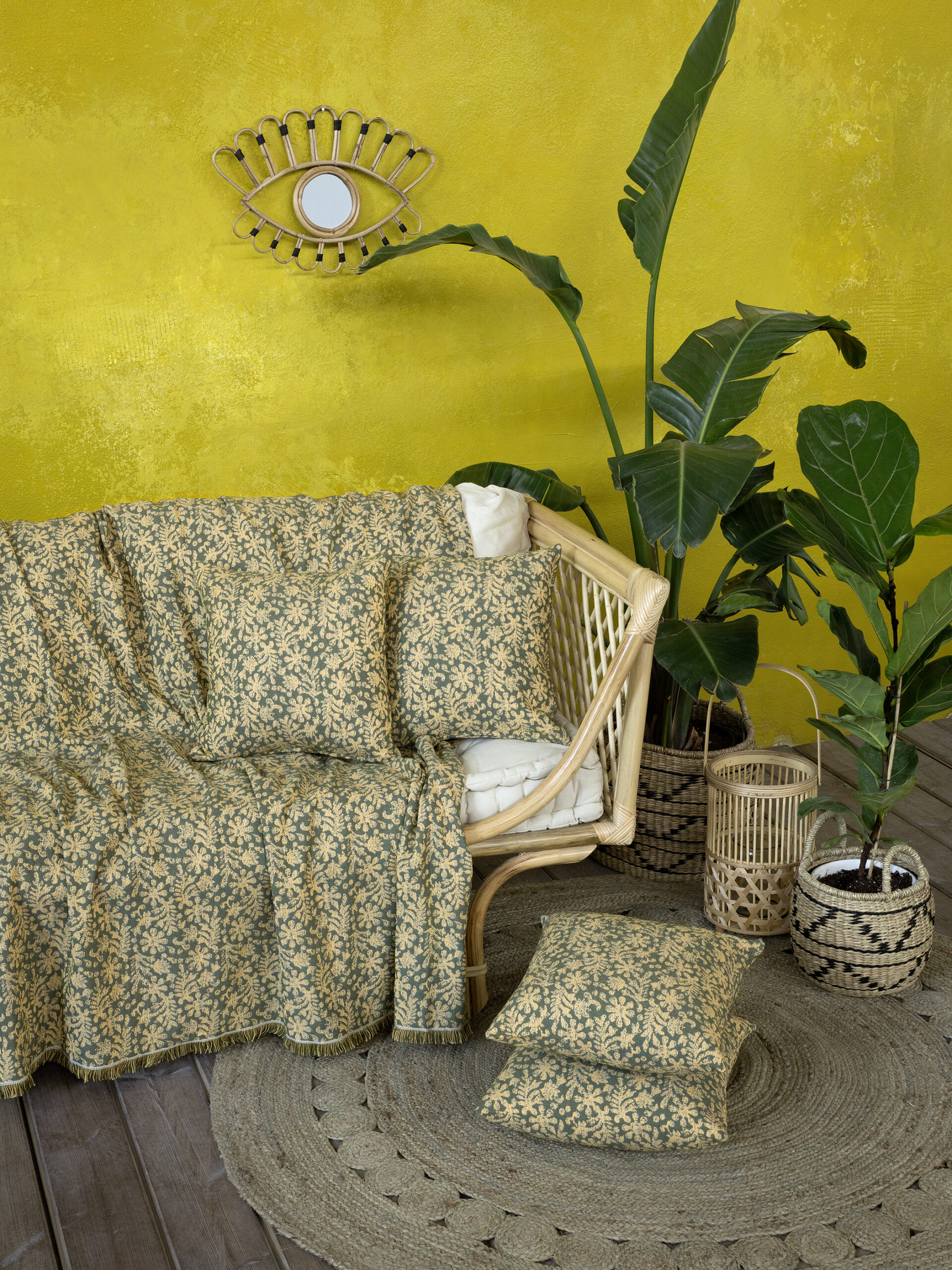 Ριχτάρι 180x240 - Salma Jungle Green - NIMA Home - 5206482076549