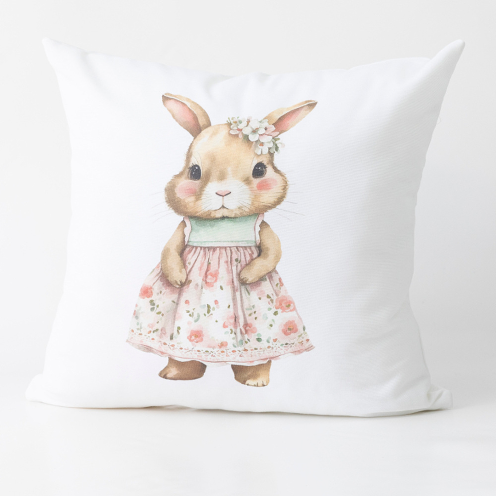 Μαξιλάρι Διακοσμητικό Printed Σχέδιο 68 Λευκό 45 X 45 45 x 45 cm