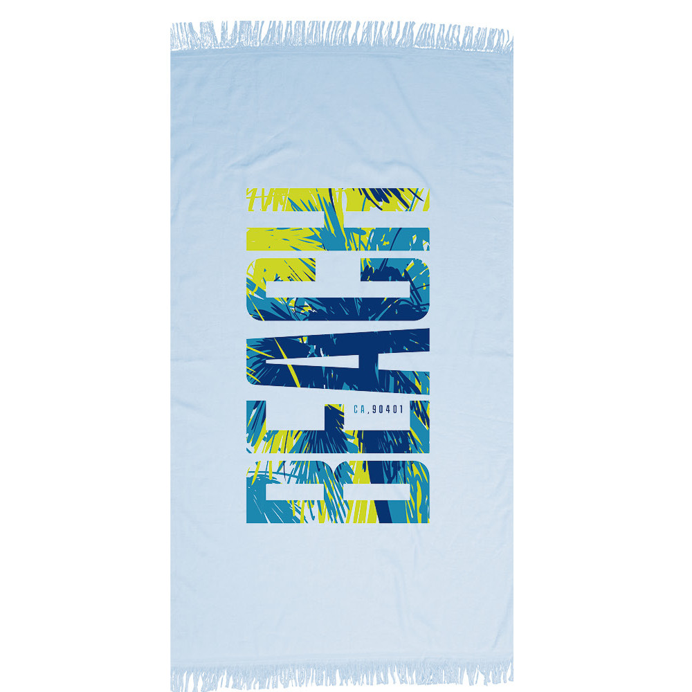 Πετσέτα Παρεό Beach Σιέλ Σιέλ 90 X 160 90 x 160 cm