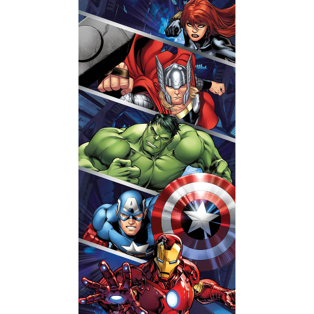 Πετσέτα Θαλάσσης Microfiber Avengers Μπλε 70 X 140 70 x 140 cm