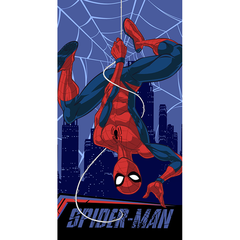 Πετσέτα Θαλάσσης Microfiber Spiderman Μπλε 70 X 140 70 x 140 cm